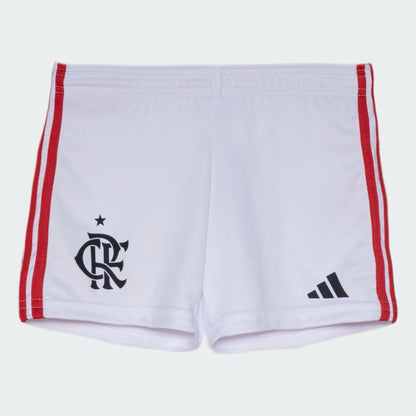 Conjunto Infantil Flamengo Primera Equipación 24/25 - Preto e Vermelho