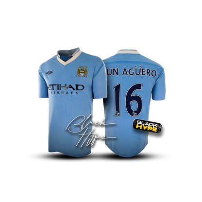 Camiseta Aguero Manchester City 11-12 Legend