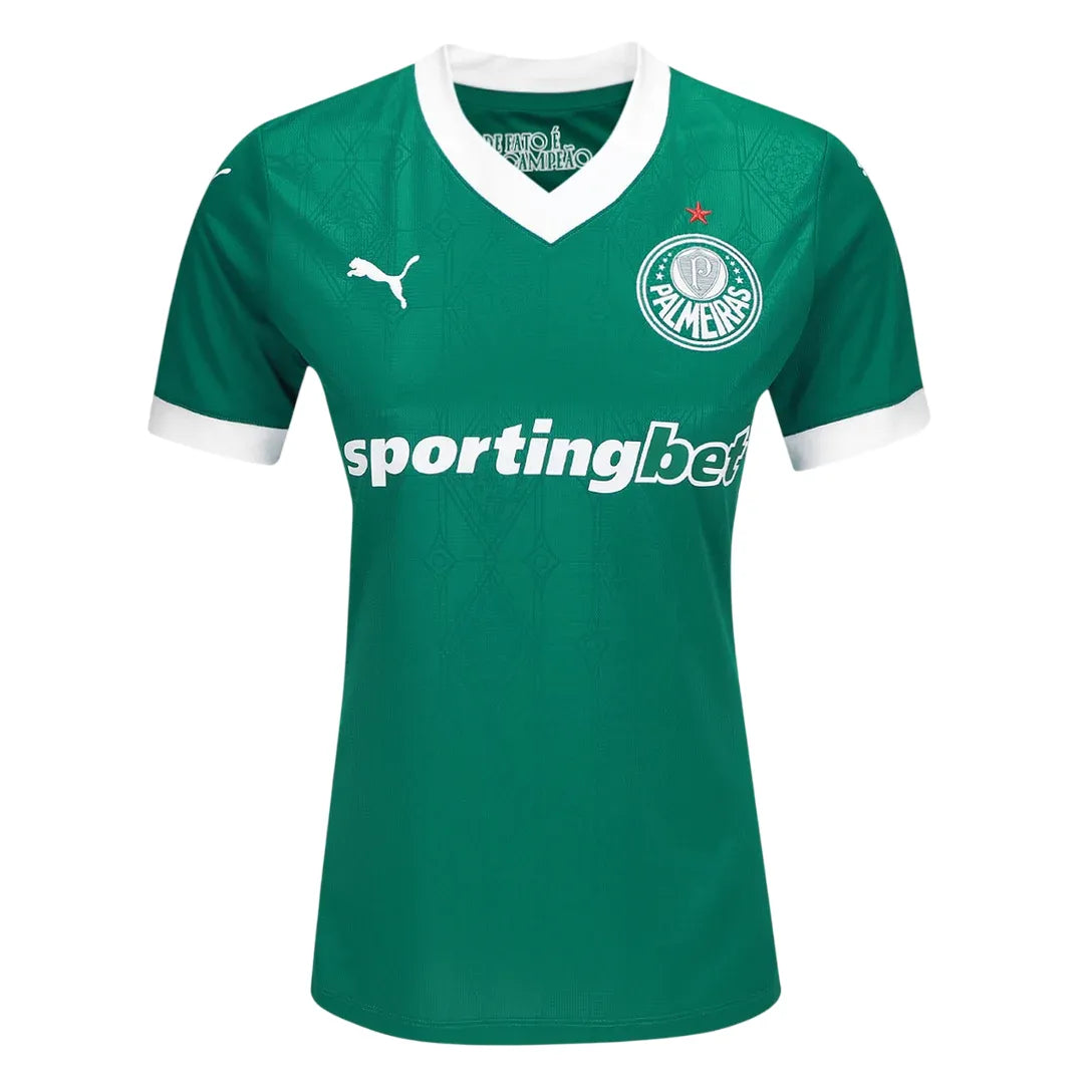 Camiseta Palmeiras Feminina Primera Equipación 25/26 - Verde
