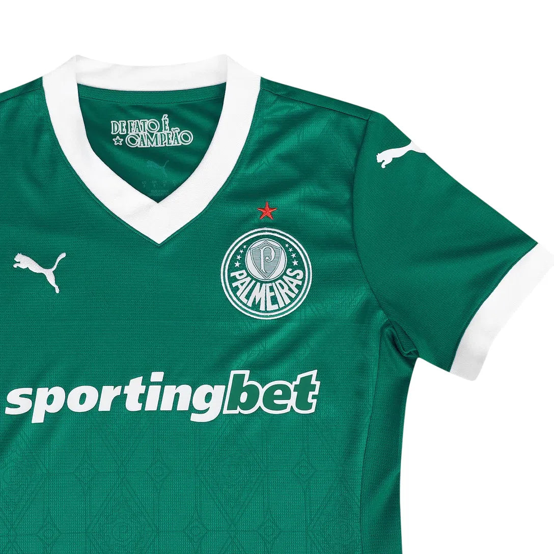 Camiseta Palmeiras Feminina Primera Equipación 25/26 - Verde