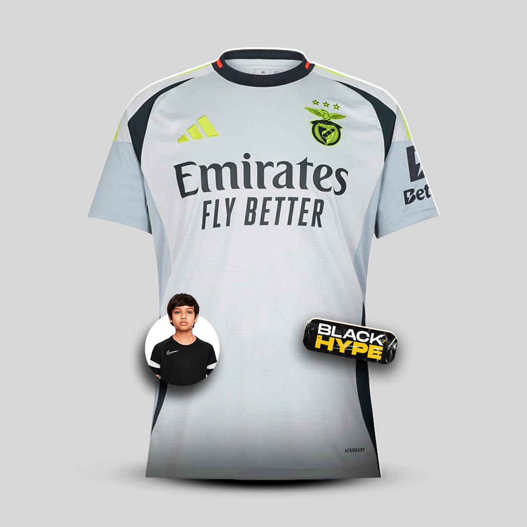 Niño Benfica 24/25 Tercera Equipación