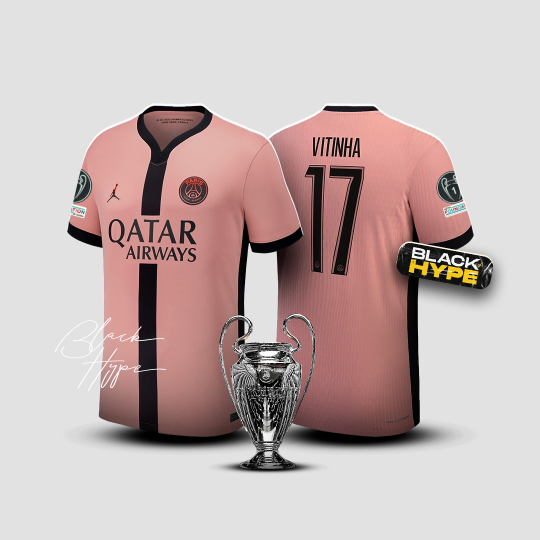 Camiseta Vitinha PSG 24/25 Tercera Equipación - Champions League
