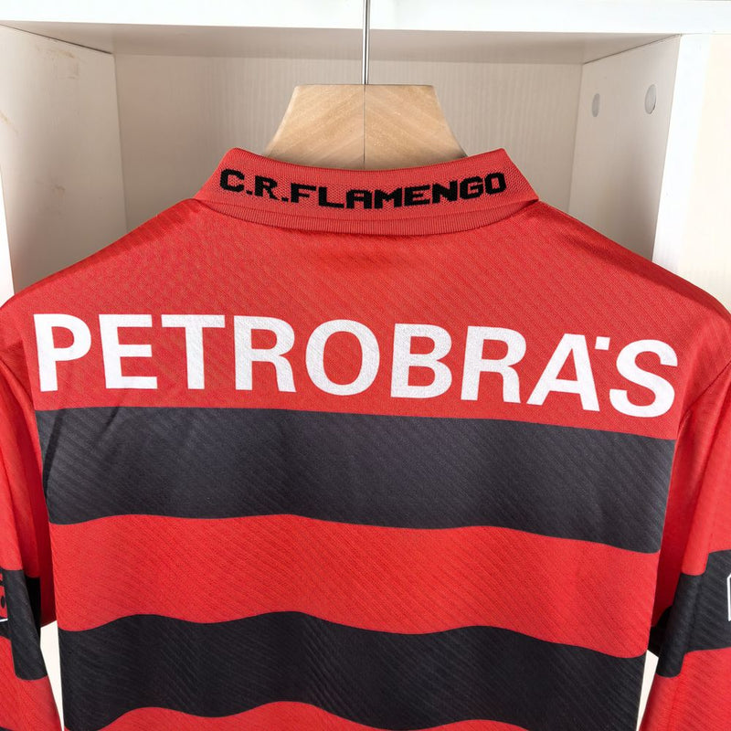 Camiseta Flamengo Retrô 1994 Manga Longa