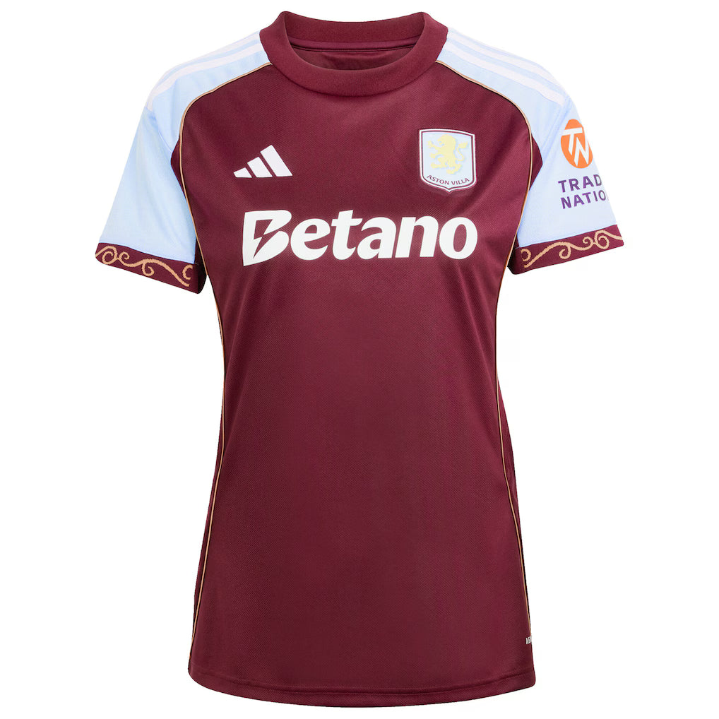 Camiseta Feminina Aston Villa 25/26 Primera Equipación