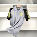 Camiseta 24∕25 Flamengo Treino Polo - Cinza