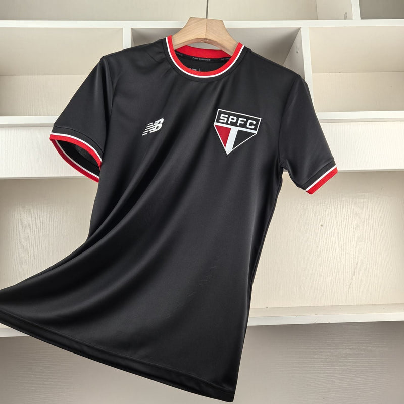Camiseta São Paulo Retrô - Preta