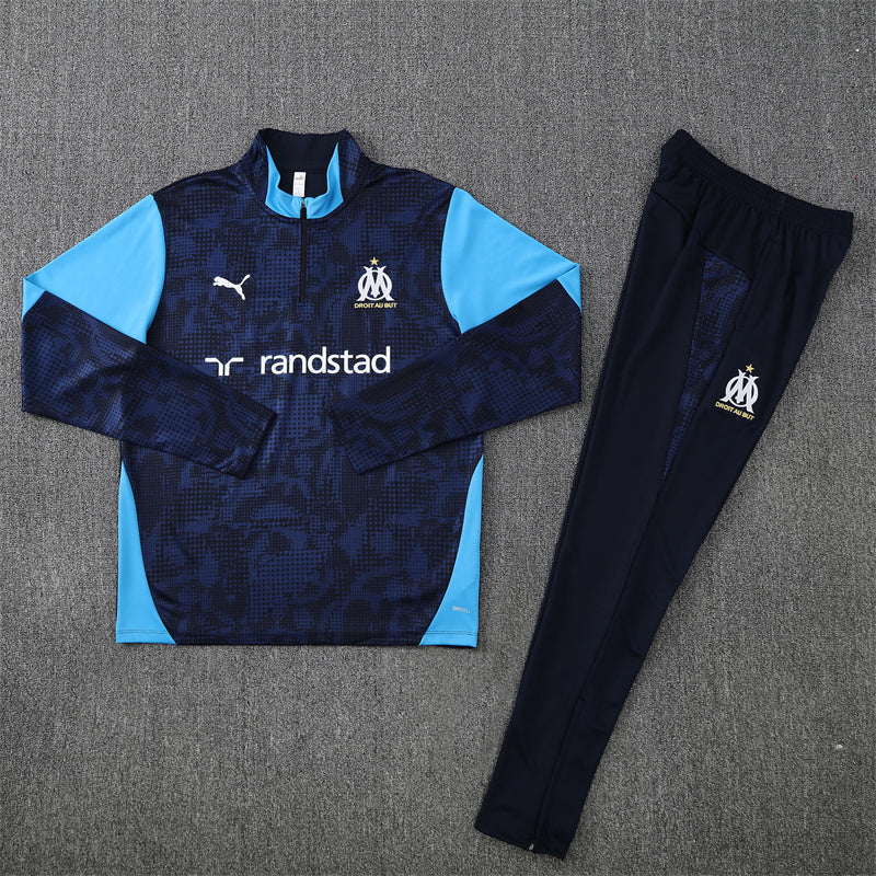 Entrenamiento Suit Marseille 25/26 Blue - Invierno