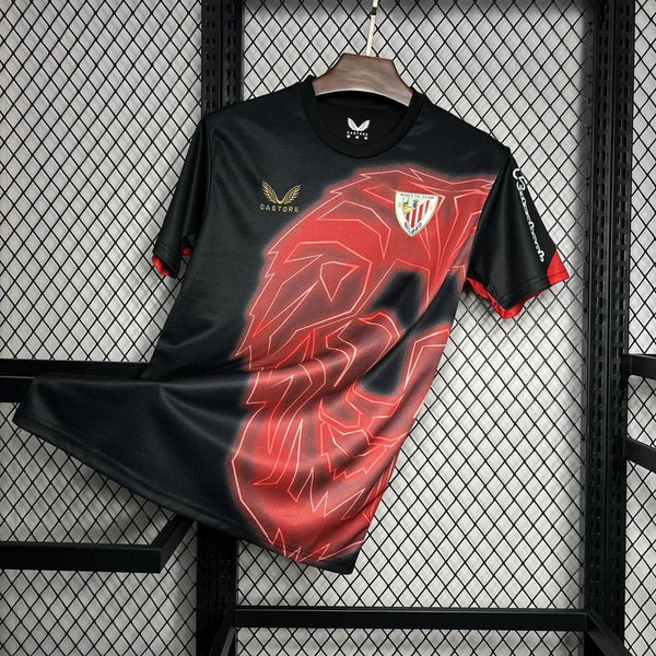 Jersey Athletic Bilbao 24/25 - Preto e Vermelho