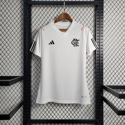 Camiseta 23∕24 Flamengo Treino - Mujer - Branco