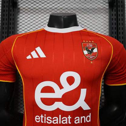 Camiseta Al Ahly 25/26 Versión Jugador Primera Equipación