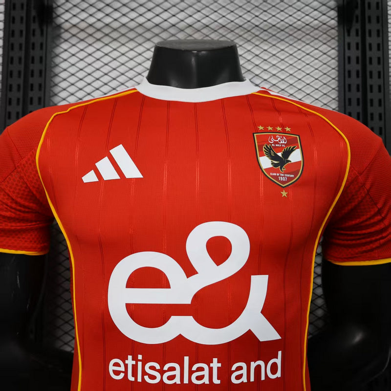 Camiseta Al Ahly 25/26 Versión Jugador Primera Equipación