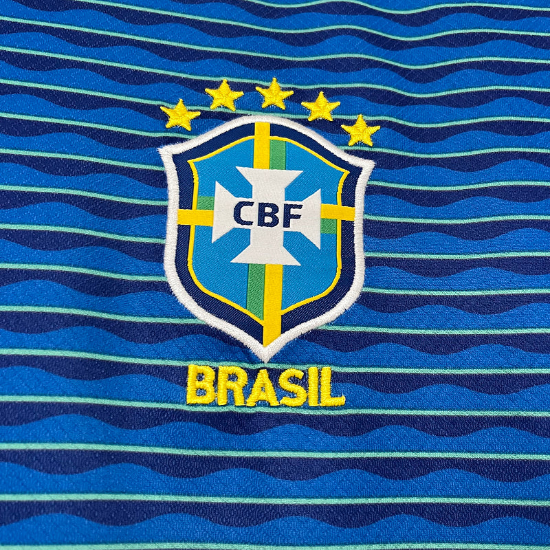 Jersey Feminina Seleção Brasil ll 24/25 Nike - Listrada
