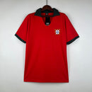 Camiseta Portugal Retrô 1972 Vermelho