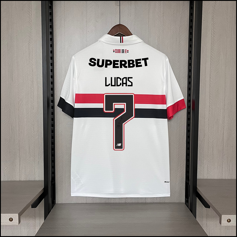 Camiseta 24∕25 São Paulo l Branco all sponsors