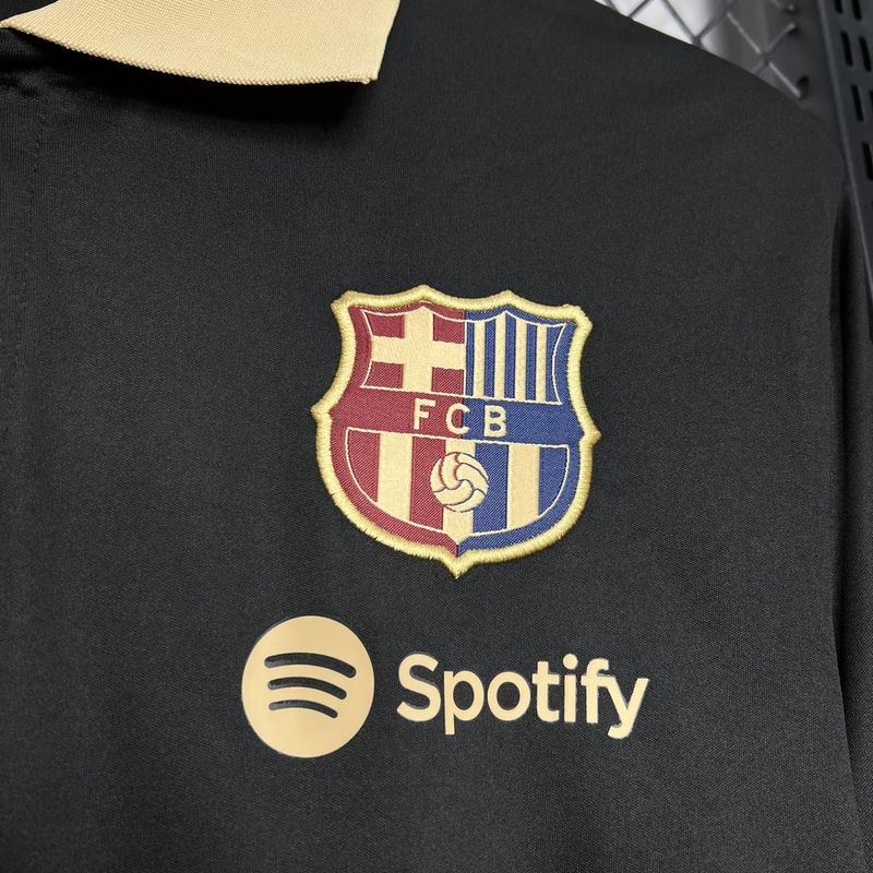 Jersey Barcelona Polo 24/25 - Preto