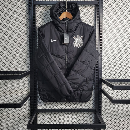 Puffer Chaqueta Corinthians- Preto