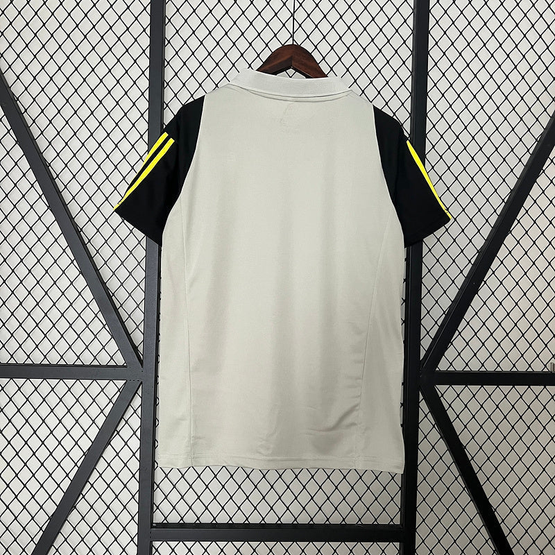 Camiseta Flamengo Treino 24/25 Cinza Polo