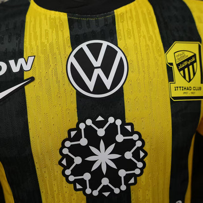 Camiseta Al Ittihad 25/26 Versión Jugador Primera Equipación