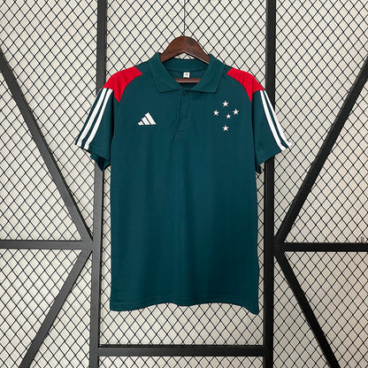 Camiseta Cruzeiro Polo 24/25 Adidas - Azul