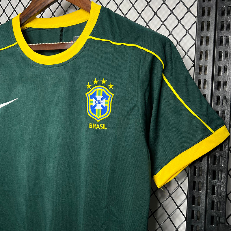 Camiseta Brasil Goleiro Retro 1997/98 Verde