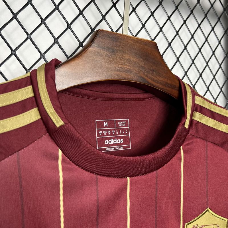 Camiseta Roma I 24/25 - Vermelho