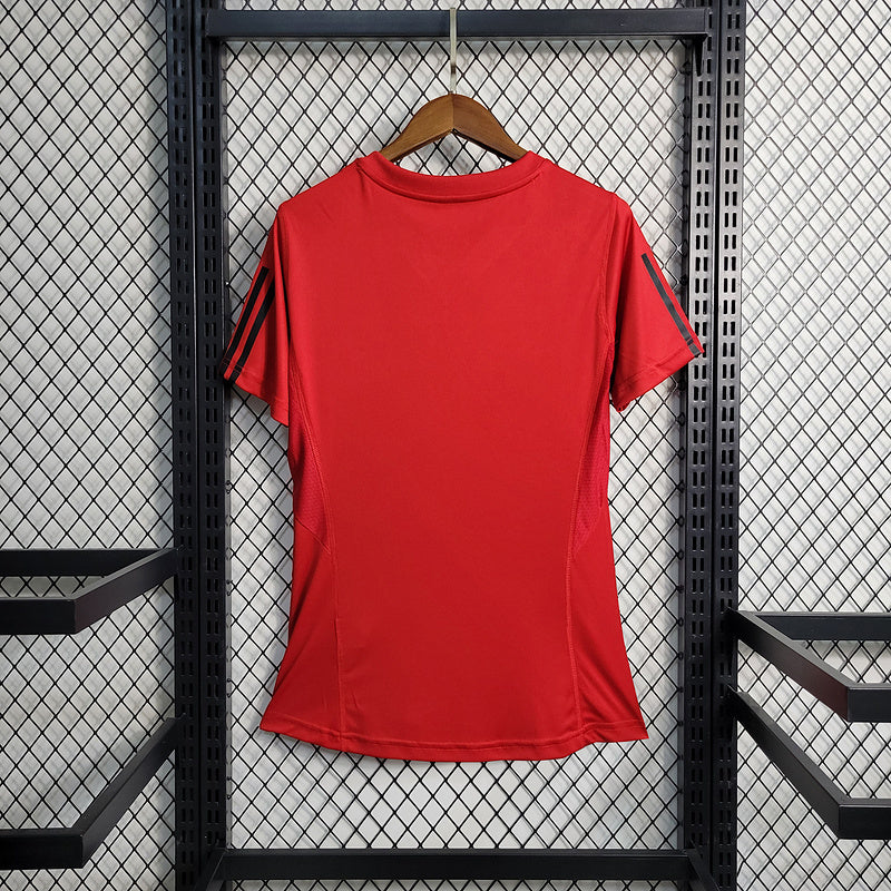 Camiseta 23∕24 Flamengo Treino - Mujer - Vermelho