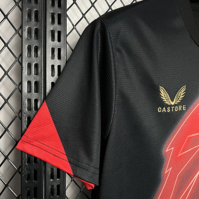 Jersey Athletic Bilbao 24/25 - Preto e Vermelho