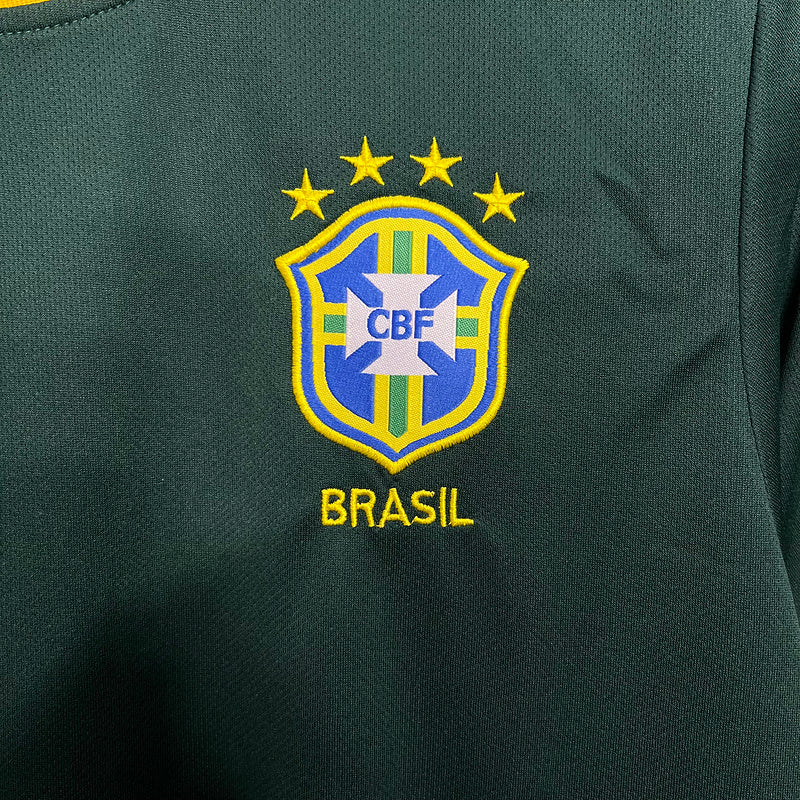 Camiseta Brasil Goleiro Retro 1997/98 Verde