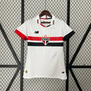 Camiseta Feminina do São Paulo Home I 24/25 - Branco