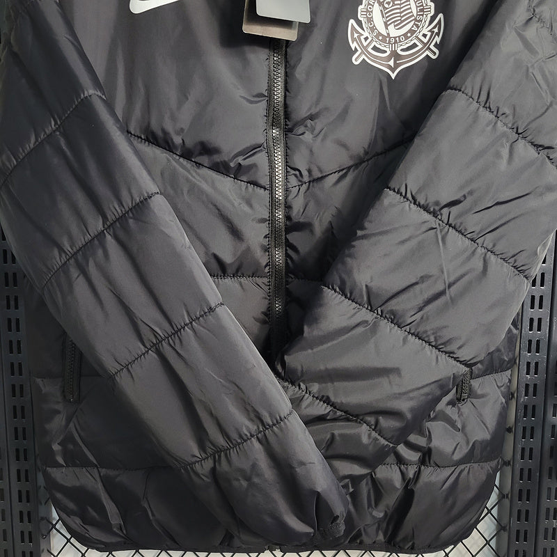 Puffer Chaqueta Corinthians- Preto