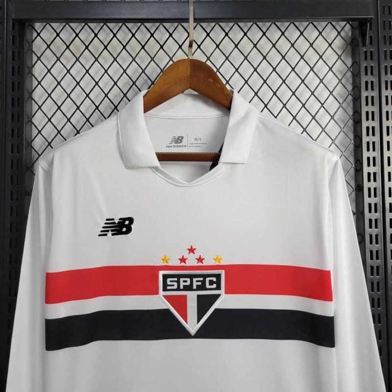Camiseta 24∕25 Manga Larga São Paulo Branco