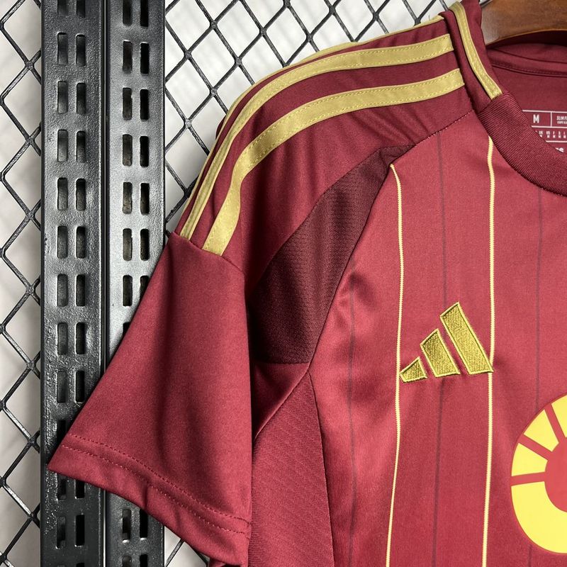 Camiseta Roma I 24/25 - Vermelho