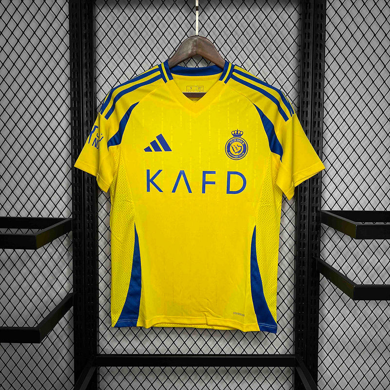 Camiseta Al Nassr Home 24/25 s/n Torcedor Masculino - Amarelo