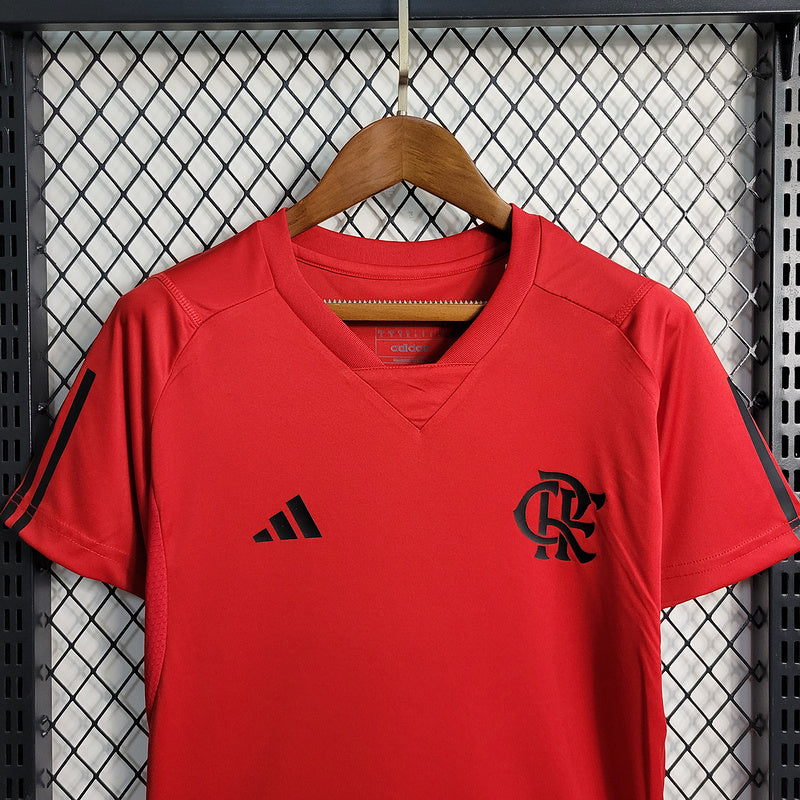 Camiseta 23∕24 Flamengo Treino - Mujer - Vermelho