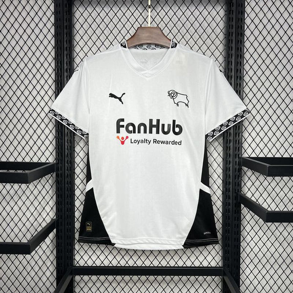 Jersey do Derby County Fc l 24/25 Branco