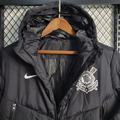 Puffer Chaqueta Corinthians- Preto