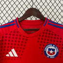 Camiseta Chile 24/25 Home I - Vermelho