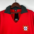 Camiseta Portugal Retrô 1972 Vermelho
