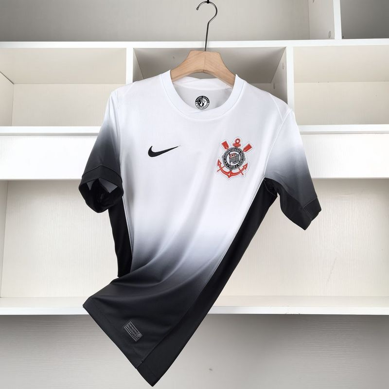 Camiseta do Corinthians I 24/25 - Preto e Branco
