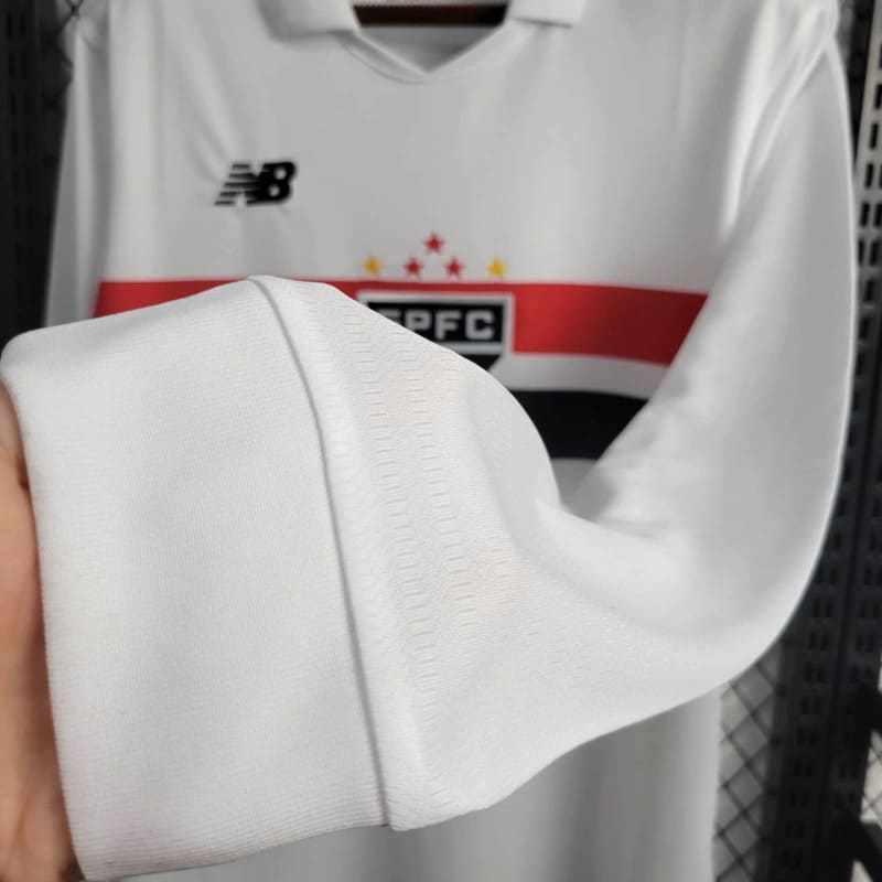 Camiseta 24∕25 Manga Larga São Paulo Branco