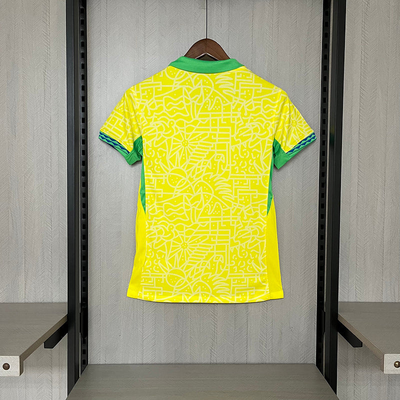 Jersey Feminina Seleção Brasil l 24/25 Nike - Amarelo
