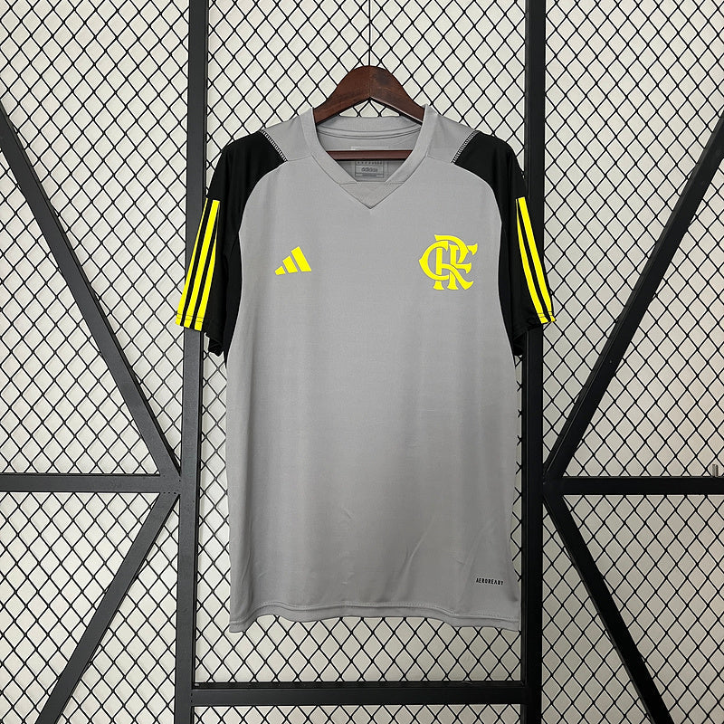 Camiseta Flamengo Treino 24/25 Cinza