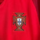 Camiseta Portugal Retrô 2016 Manga Longa Vermelho