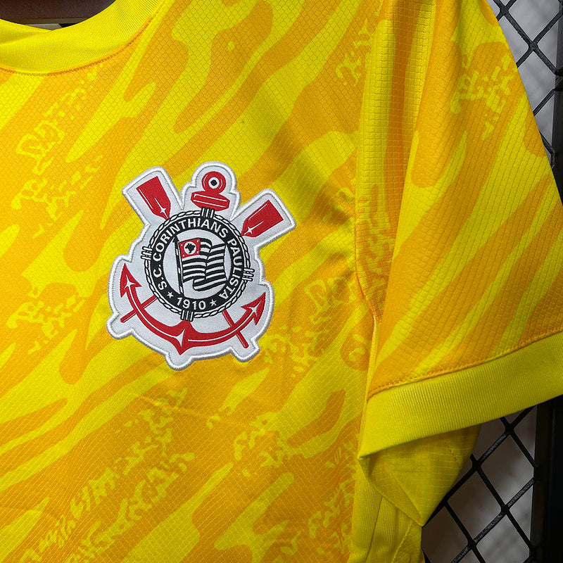 Camiseta 24/25 Corinthians Goleiro - Amarelo