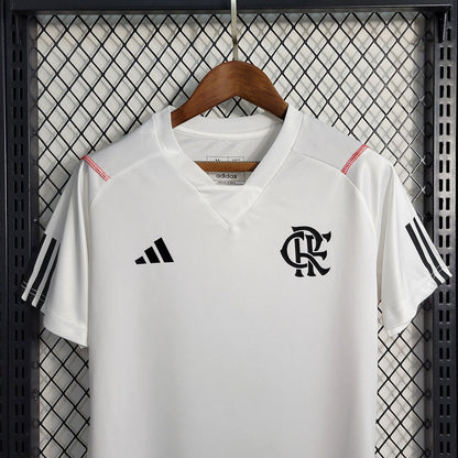 Camiseta 23∕24 Flamengo Treino - Mujer - Branco