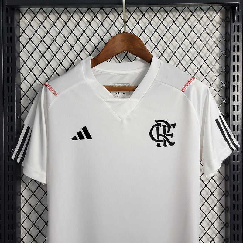 Camiseta 23∕24 Flamengo Treino - Mujer - Branco