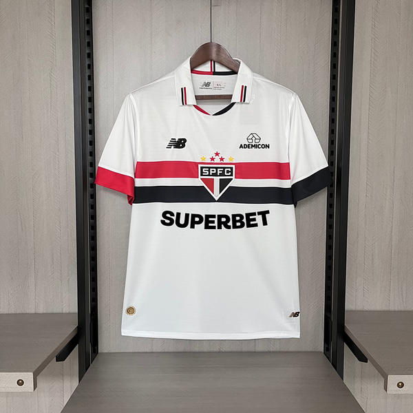 Jersey 24∕25 São Paulo l Branco all sponsors
