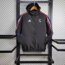 Windbreaker Real Madrid 24/25 - Preto e Vermelho