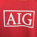 Camiseta do Manchester United Manga Longa Retrô 2007/08 Home UCL