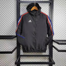 Windbreaker Adidas 24/25 - Preto e Vermelho